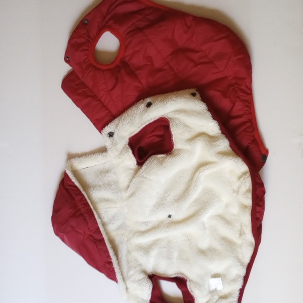 SOLD  Set of two puffer style dog coats